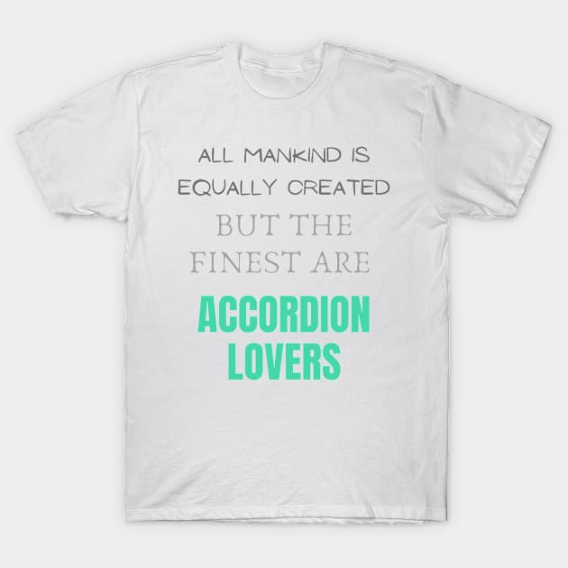 Accordion T-Shirt by Mdath